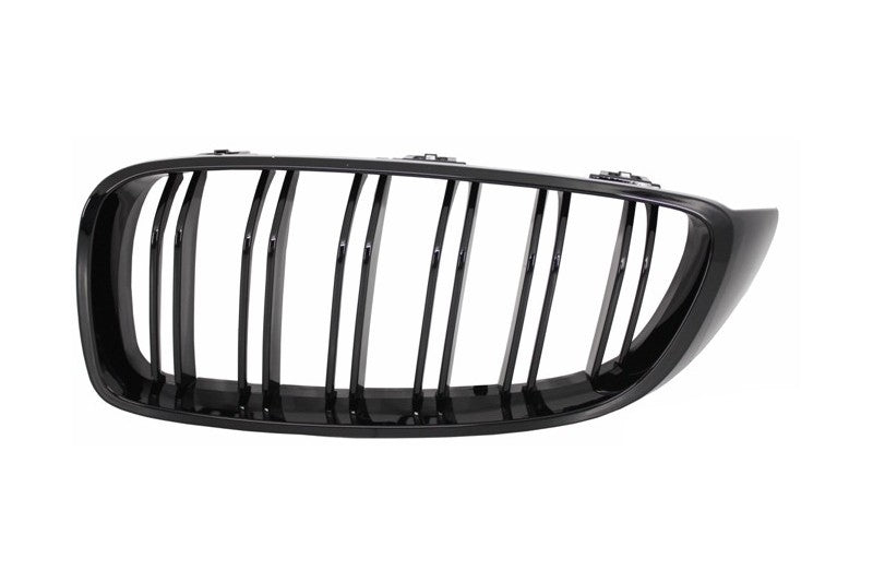 Central Kidney Grilles Double Stripe M Design Piano Black for BMW 4 Series F32 F33 F36 (2013–2019)