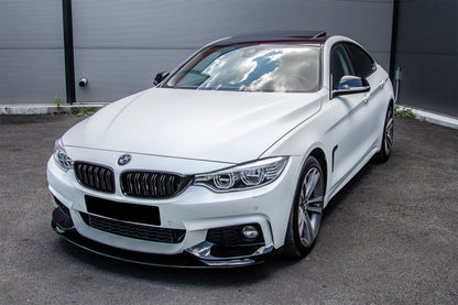 Central Kidney Grilles Double Stripe M Design Piano Black for BMW 4 Series F32 F33 F36 (2013–2019)