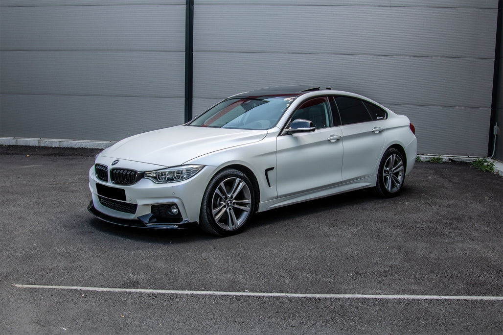 Central Kidney Grilles Double Stripe M Design Piano Black for BMW 4 Series F32 F33 F36 (2013–2019)