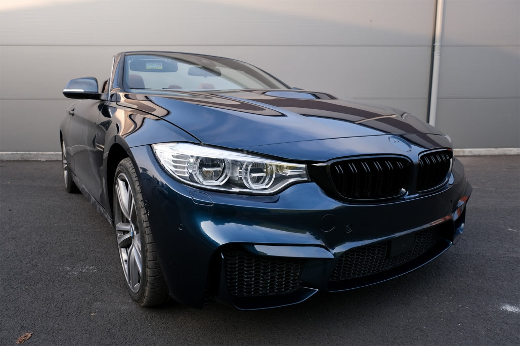 Central Kidney Grilles Double Stripe M Design Piano Black for BMW 4 Series F32 F33 F36 (2013–2019)