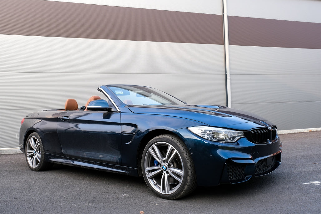Central Kidney Grilles Double Stripe M Design Piano Black for BMW 4 Series F32 F33 F36 (2013–2019)