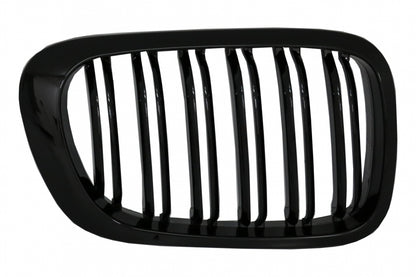 Central Kidney Grilles Double Stripe M Design for BMW 3 Series E46 Coupe Cabrio Non-Facelift (1999–2002)