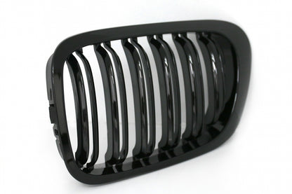 Central Kidney Grilles Double Stripe M Design for BMW 3 Series E46 Coupe Cabrio Non-Facelift (1999–2002)