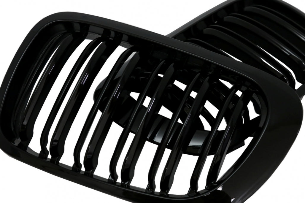Central Kidney Grilles Double Stripe M Design for BMW 3 Series E46 Coupe Cabrio Non-Facelift (1999–2002)