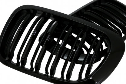 Central Kidney Grilles Double Stripe M Design for BMW 3 Series E46 Coupe Cabrio Non-Facelift (1999–2002)