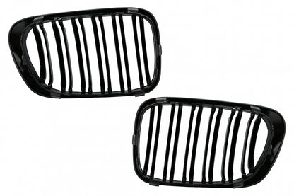 Central Kidney Grilles Double Stripe M Design for BMW 3 Series E46 Coupe Cabrio Non-Facelift (1999–2002)