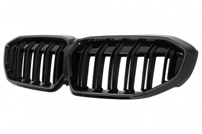Central Kidney Grilles with LED Piano Black for BMW 3 Series G20 G21 (2019–2022)