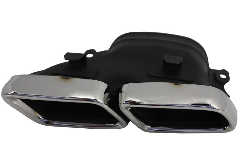 Chrome Exhaust Muffler Tips for Mercedes C-Class W205 W213 W222 GLC GLE (2014-Up)