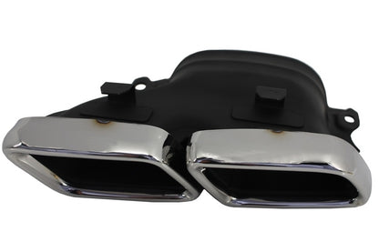 Chrome Exhaust Muffler Tips for Mercedes C-Class W205 W213 W222 GLC GLE (2014-Up)