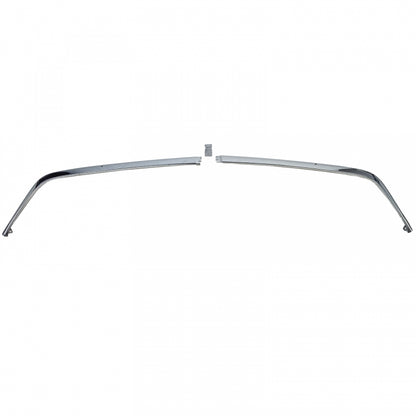 Chrome Trims EU Front Bumper 1.8mm 3-Piece for Mercedes SL R107  C107 SLC (1971–1989)
