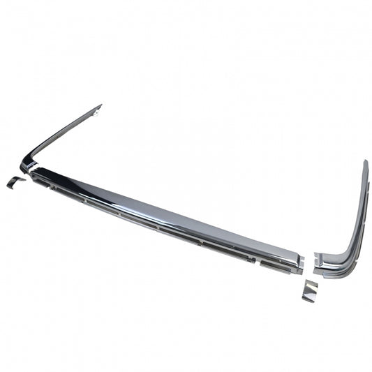 Chrome Trims EU Rear Bumper 1.8mm 5-Piece for Mercedes SL R107  C107 SLC (1971–1989)