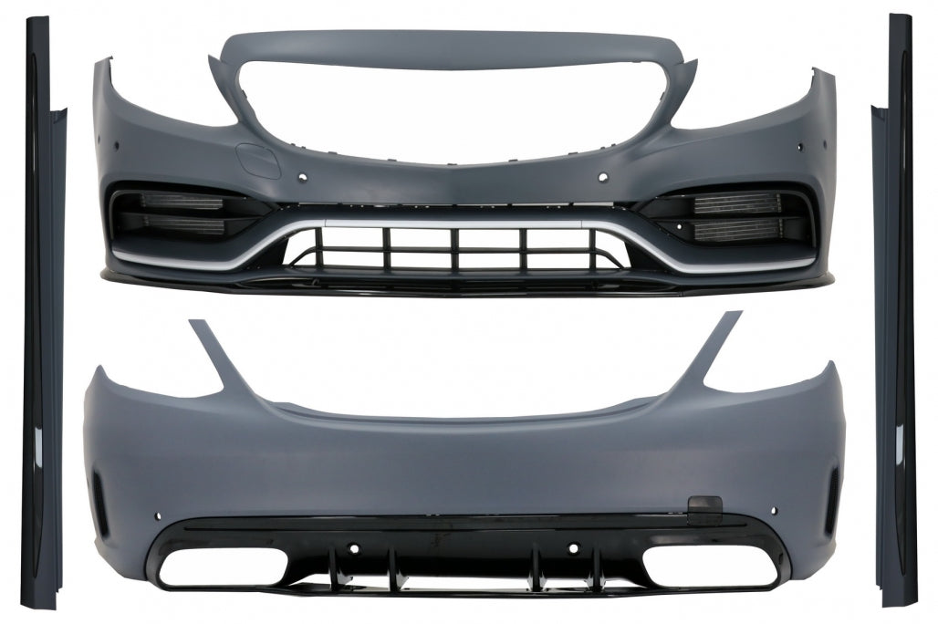 Complete Body Kit C63S Edition 1 Design for Mercedes C-Class W205 Sedan (2014–2020)
