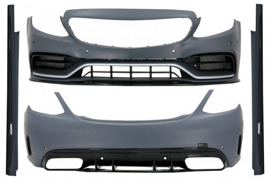 Complete Body Kit C63S Edition 1 Design for Mercedes C-Class W205 Sedan (2014–2020)