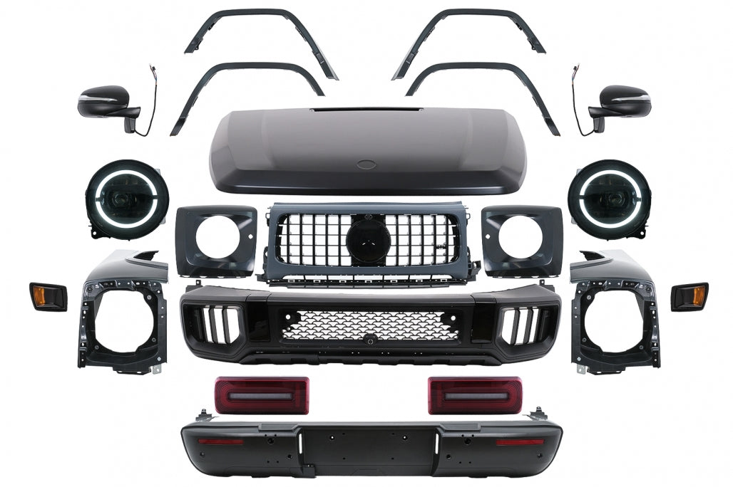 Complete Body Kit Conversion to 2024 G63 Design for Mercedes G-Class W463 (2012–2017)
