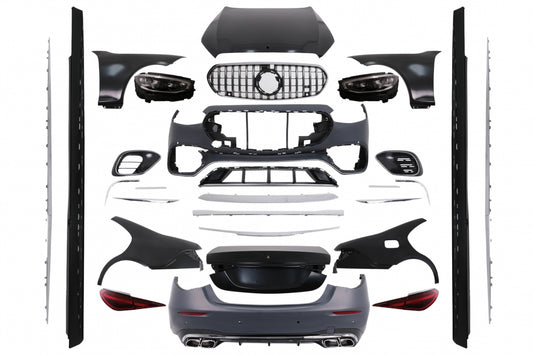 Complete Body Kit Conversion to W223 S63 Design for Mercedes S-Class W221 (2005–2013) LHD