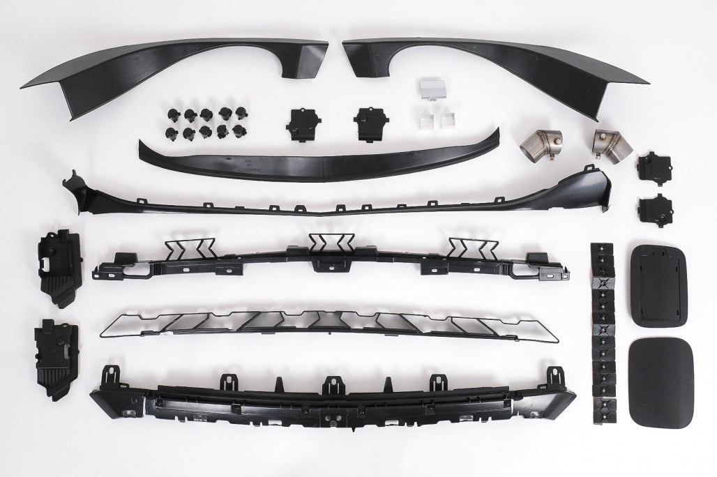 Complete Body Kit Conversion to W223 S63 Design for Mercedes S-Class W221 (2005–2013) LHD