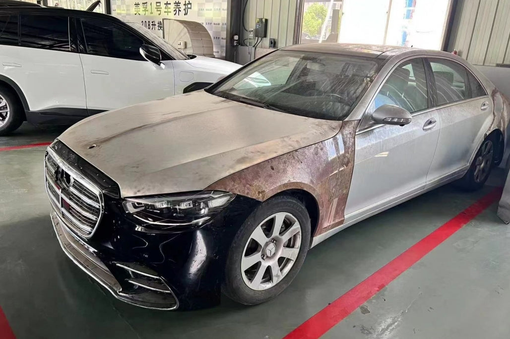 Complete Body Kit Conversion to W223 S63 Design for Mercedes S-Class W221 (2005–2013) LHD