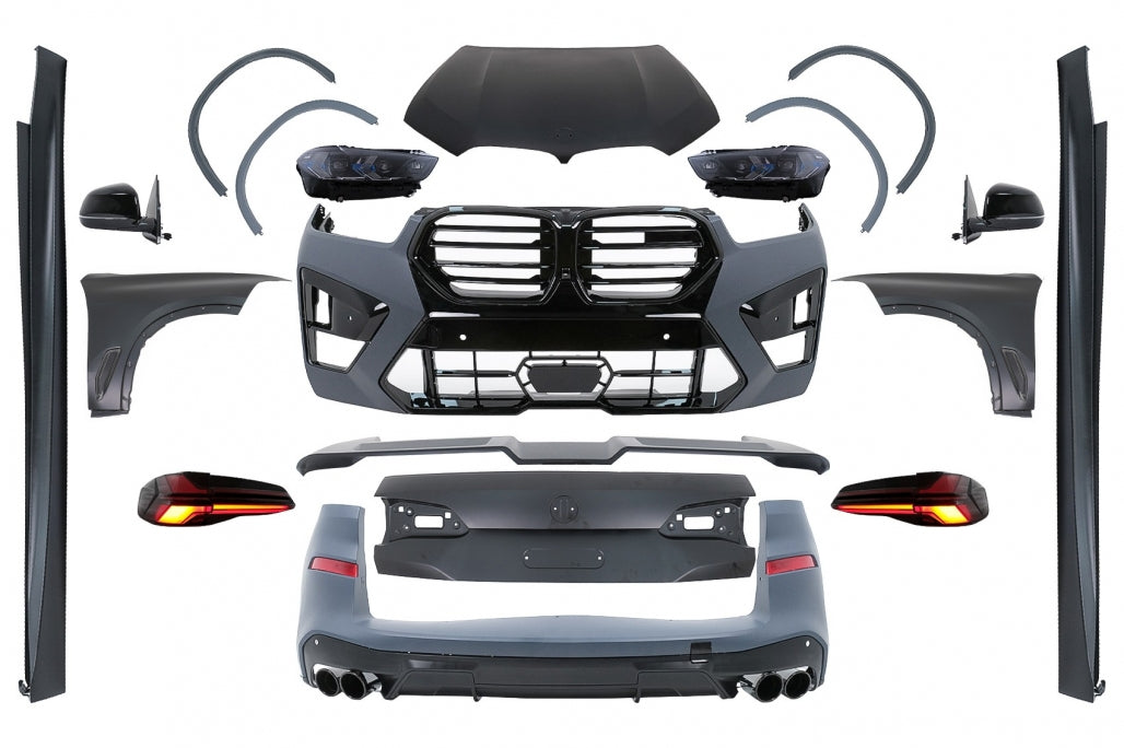 Complete Body Kit Conversion to X5M F95 2023 Design for BMW X5 E70 (2007-2013)