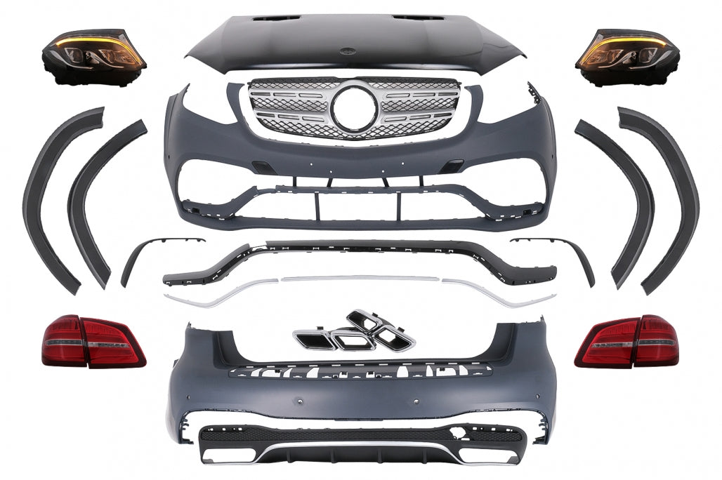 Complete Body Kit GLS63 Design for Mercedes GL-Class X166 (2012–2016)
