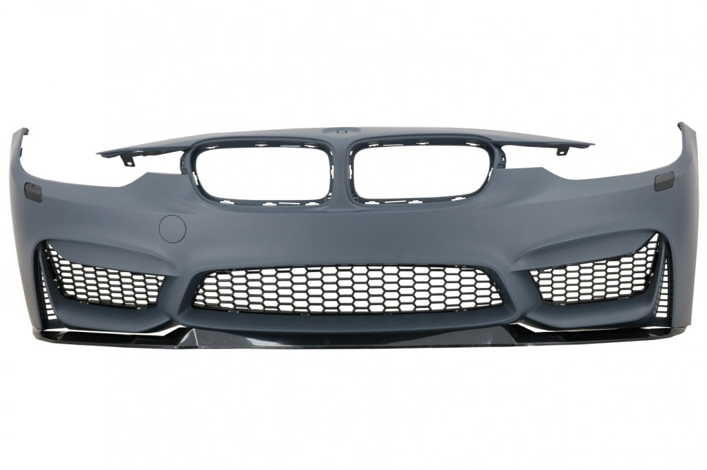 Complete Body Kit M3 CS Look with Double Stripe Kidney Grilles for BMW 3 Series F30 (2011–2019) Without Fog Lights