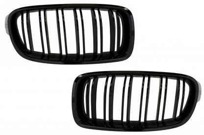 Complete Body Kit M3 CS Look with Double Stripe Kidney Grilles for BMW 3 Series F30 (2011–2019) Without Fog Lights
