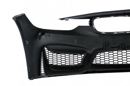 Complete Body Kit M3 CS Look with Double Stripe Kidney Grilles for BMW 3 Series F30 (2011–2019) Without Fog Lights
