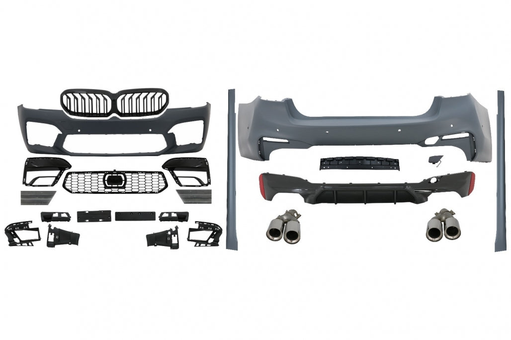 Complete Body Kit M5 Design for BMW 5 Series G30 LCI Sedan (2020–Up) with Exhaust Tips