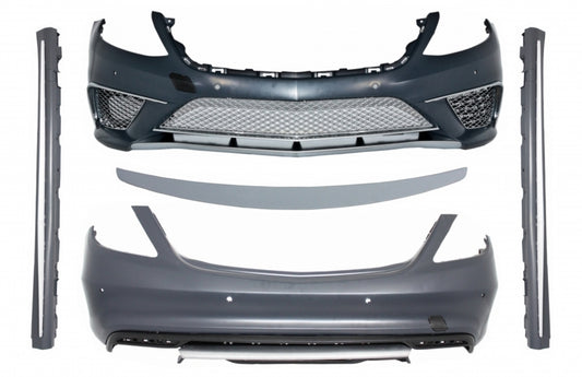 Complete Body Kit S65 Design with Trunk Spoiler for Mercedes S-Class W222 LWB (2013–06.2017)