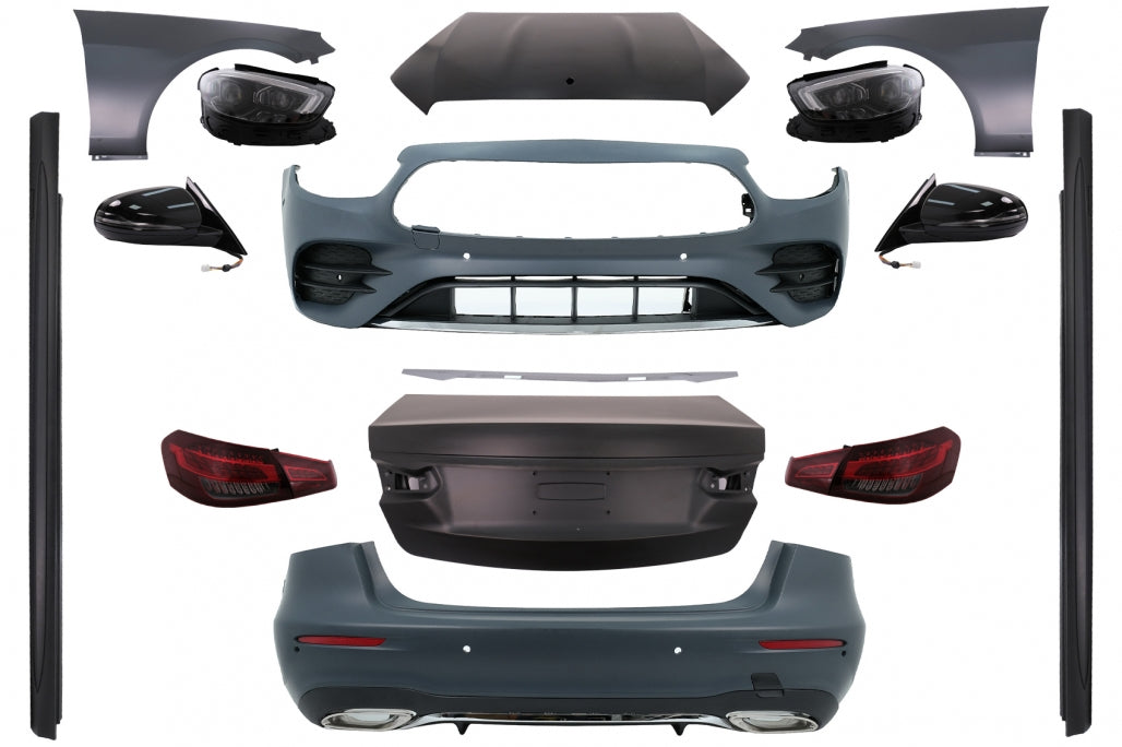 Complete Body Kit W213 E63 Design Conversion for Mercedes E-Class W212 Sedan (2009–2012)