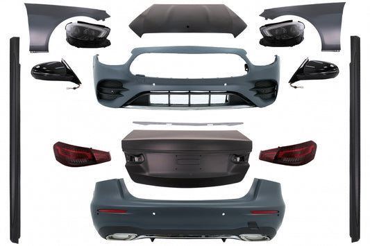 Complete Body Kit W213 E63 Design Conversion for Mercedes E-Class W212 Sedan (2009–2012)
