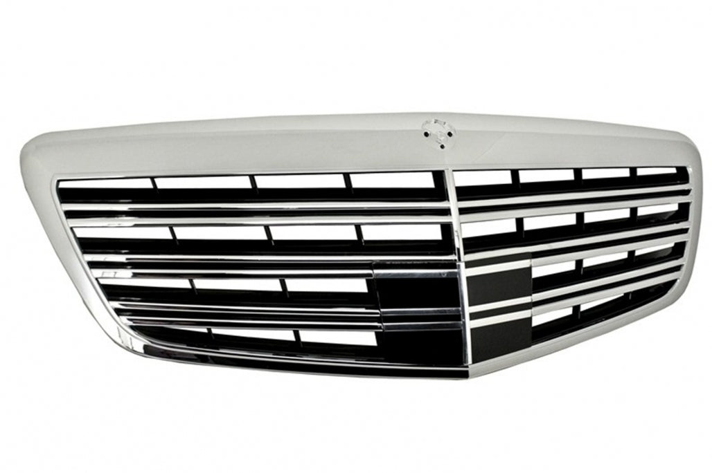 Complete Body Kit for Mercedes S-Class W221 LWB (2005–2011) with Front Grille, Side Skirts and Exhaust Tips