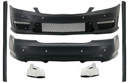 Complete Body Kit for Mercedes S-Class W221 LWB (2005–2011) with Side Skirts and Exhaust Tips