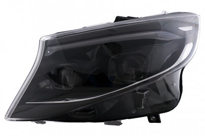 Complete Body Kit with LED Headlights & Red Clear LED Taillights for Mercedes Vito (2020–2024) LHD Halogen
