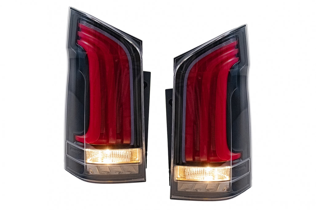 Complete Body Kit with LED Headlights & Taillights for Mercedes Vito (2020–2024) LHD Halogen