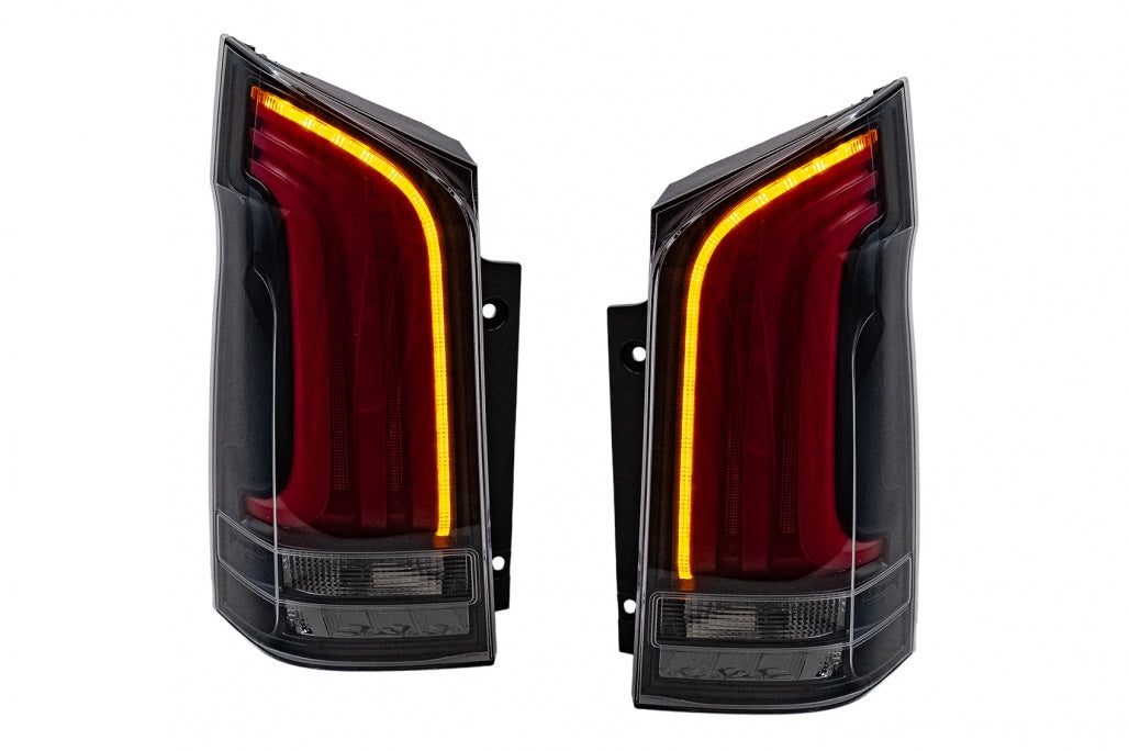 Complete Body Kit with LED Headlights & Taillights for Mercedes Vito (2020–2024) LHD Halogen