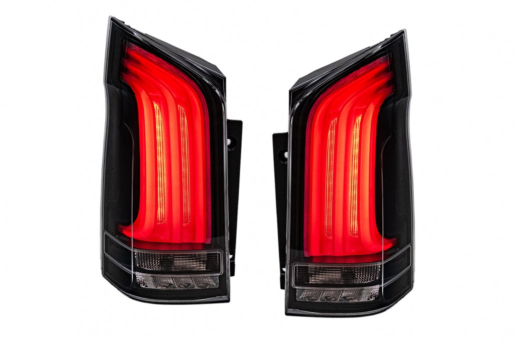 Complete Body Kit with LED Headlights & Taillights for Mercedes Vito (2020–2024) LHD Halogen