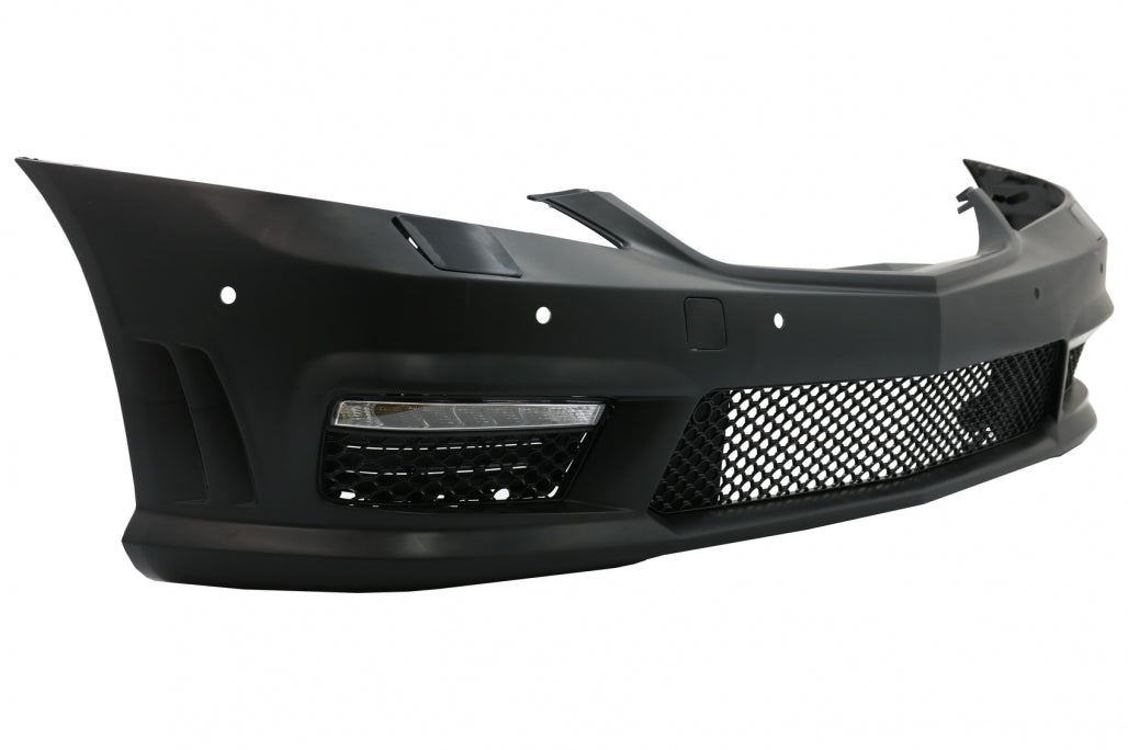 Complete Body Kit with Piano Black Front Grille and Exhaust Tips for Mercedes S-Class W221 (2005–2011)