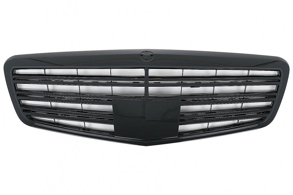 Complete Body Kit with Piano Black Front Grille and Exhaust Tips for Mercedes S-Class W221 (2005–2011)