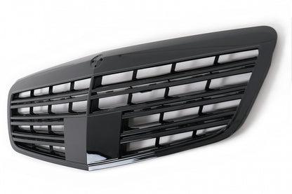 Complete Body Kit with Piano Black Front Grille and Exhaust Tips for Mercedes S-Class W221 (2005–2011)