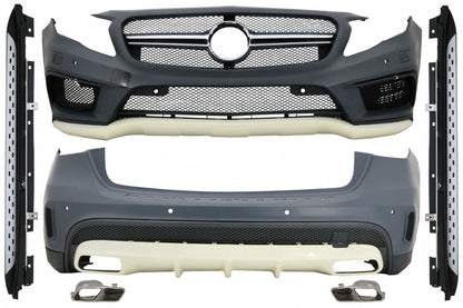 Complete Body Kit with Running Boards Sport Design for Mercedes GLA X156 (2014–2016)