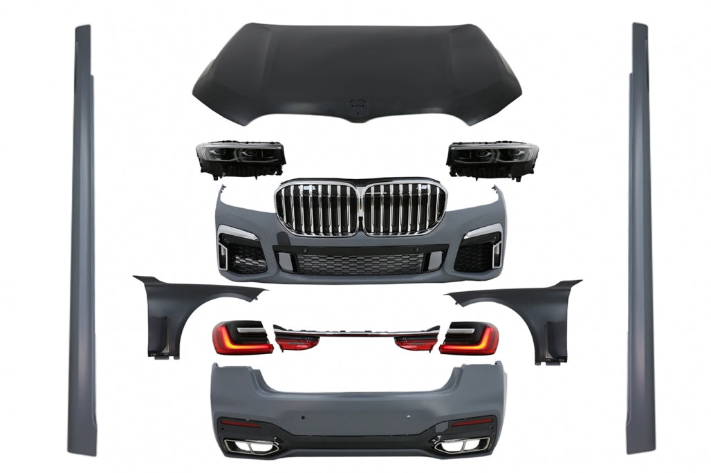Complete Conversion Body Kit LCI 2020 Design for BMW 7 Series G12 LWB (2015-2019)