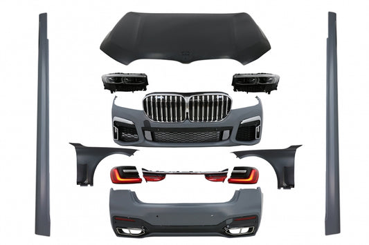 Complete Conversion Body Kit LCI 2020 Design for BMW 7 Series G12 LWB (2015-2019)