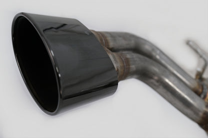 Complete Exhaust System for Audi A3 8V Sedan Cabrio 2012–2019 with Piano Black RS3 Tips