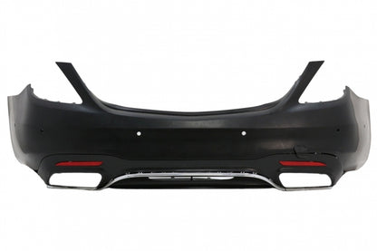 Complete Facelift Body Kit S63 Design with Black Exhaust Muffler Tips for Mercedes S-Class W222 LHD (2013–06.2017)