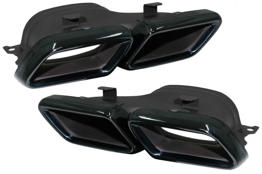 Complete Facelift Body Kit S63 Design with Black Exhaust Muffler Tips for Mercedes S-Class W222 LHD (2013–06.2017)