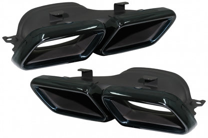 Complete Facelift Body Kit S63 Design with Black Exhaust Muffler Tips for Mercedes S-Class W222 LHD (2013–06.2017)