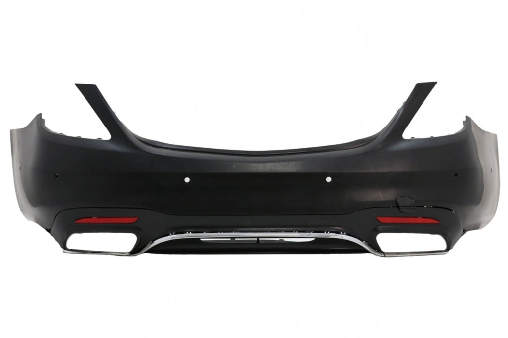 Complete Facelift Body Kit S63 Design with Chrome Exhaust Muffler Tips for Mercedes S-Class W222 LHD (2013–06.2017)