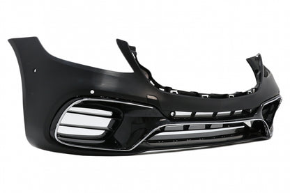 Complete Facelift Body Kit S63 Design with Chrome Exhaust Muffler Tips for Mercedes S-Class W222 LHD (2013–06.2017)