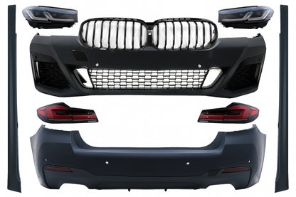 Complete LCI Conversion Body Kit with LED Lights for BMW 5 Series G30 Sedan (2017–2019) M-Tech Style