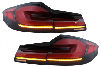 Complete LCI Conversion Body Kit with LED Lights for BMW 5 Series G30 Sedan (2017–2019) M-Tech Style